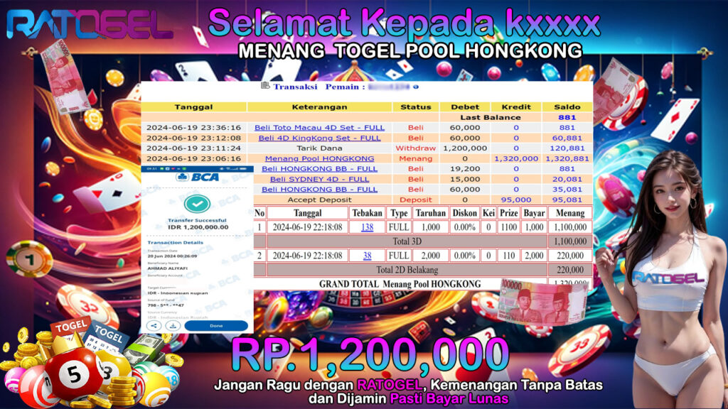 BUKTI JACKPOT TOGEL POOL HONGKONG TERPERCAYA DI INDONESIA