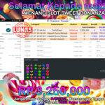 BUKTI JACKPOT SLOT SWEET BONANZA TERPERCAYA DI INDONESIA TGL 27-07-2024