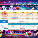 BUKTI JACKPOT TOGEL TOTO MACAU TERPERCAYA DI INDONESIA TGL 26-08-2024