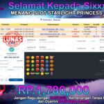 BUKTI JACKPOT SLOT STARLIGHT PRINCESS 1000 TERPERCAYA DI INDONESIA TGL 12-09-2024