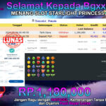 BUKTI JACKPOT SLOT STARLIGHT PRINCESS 1000 TERPERCAYA DI INDONESIA TGL 24-09-2024