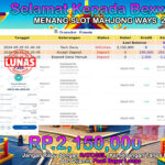 BUKTI JACKPOT SLOT MAHJONG WAYS TERPERCAYA DI INDONESIA TGL 29-09-2024