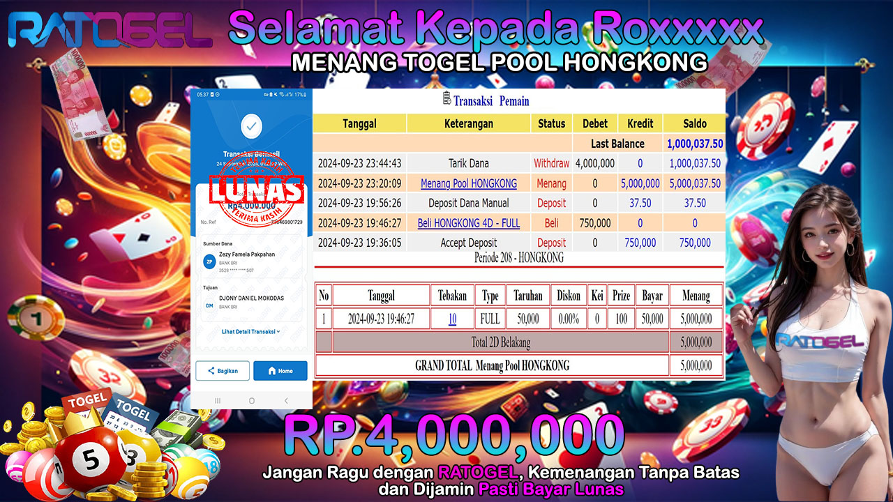 BUKTI JACKPOT TOGEL POOL HONGKONG TERPERCAYA DI INDONESIA TGL 24-09-2024