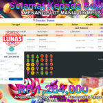 BUKTI JACKPOT SLOT MANIA OLYMPUS TERPERCAYA DI INDONESIA TGL 15-10-2024