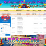 BUKTI JACKPOT SLOT MAHJONG WAYS  TERPERCAYA DI INDONESIA TGL 16-10-2024