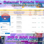 BUKTI JACKPOT SLOT LUCKY NEKO TERPERCAYA DI INDONESIA TGL 09-10-2024