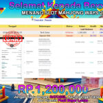 BUKTI JACKPOT SLOT MAHJONG WAYS 2 TERPERCAYA DI INDONESIA TGL 06-10-2024