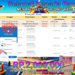 BUKTI JACKPOT SLOT MAHJONG WAYS TERPERCAYA DI INDONESIA TGL 25-10-2024